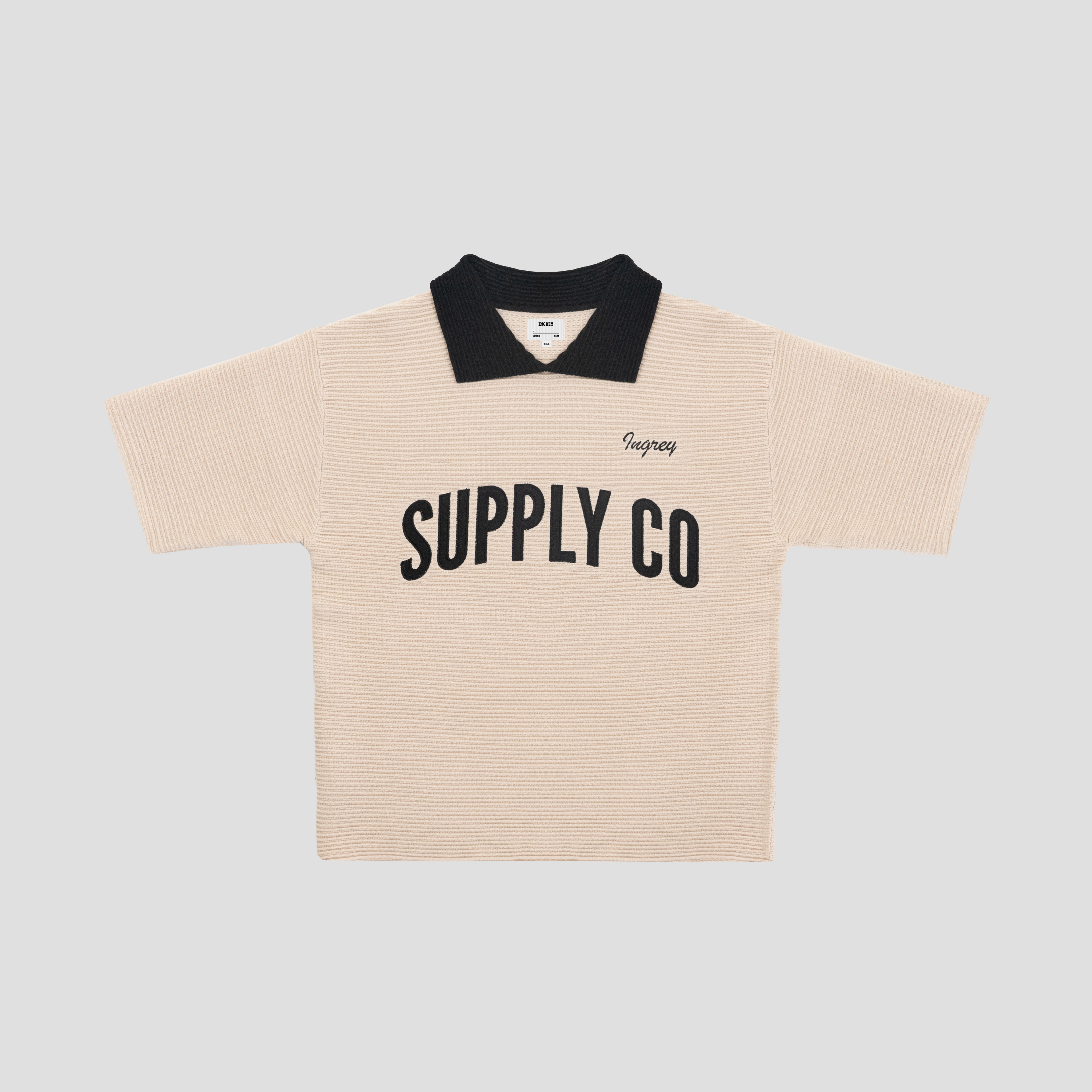 Ribbed Knit T-Shirt